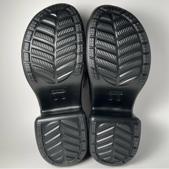 Crocs Siren Studded Black Chrome Studs Platform Unisex Clogs Size M10/W12 NWT - Picture 9 of 10